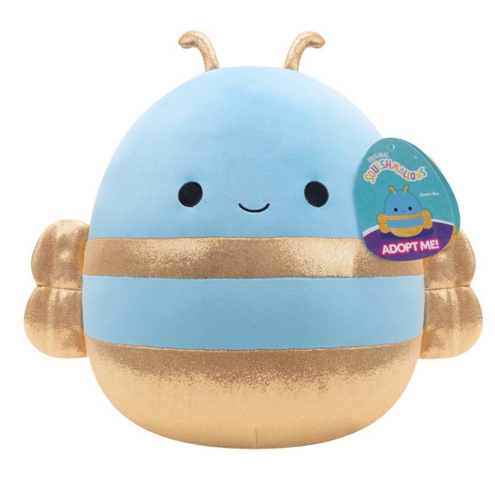 14” Squishmallow “Queen Bee” from Adopt Me Collection